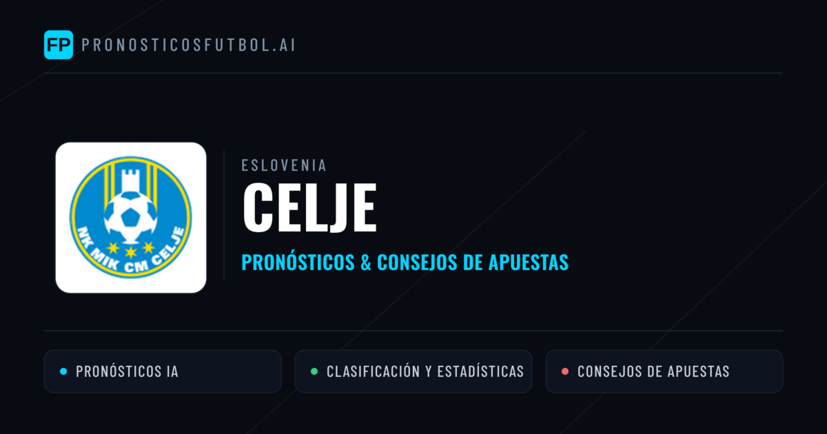 Celje Pronósticos y estadísticas