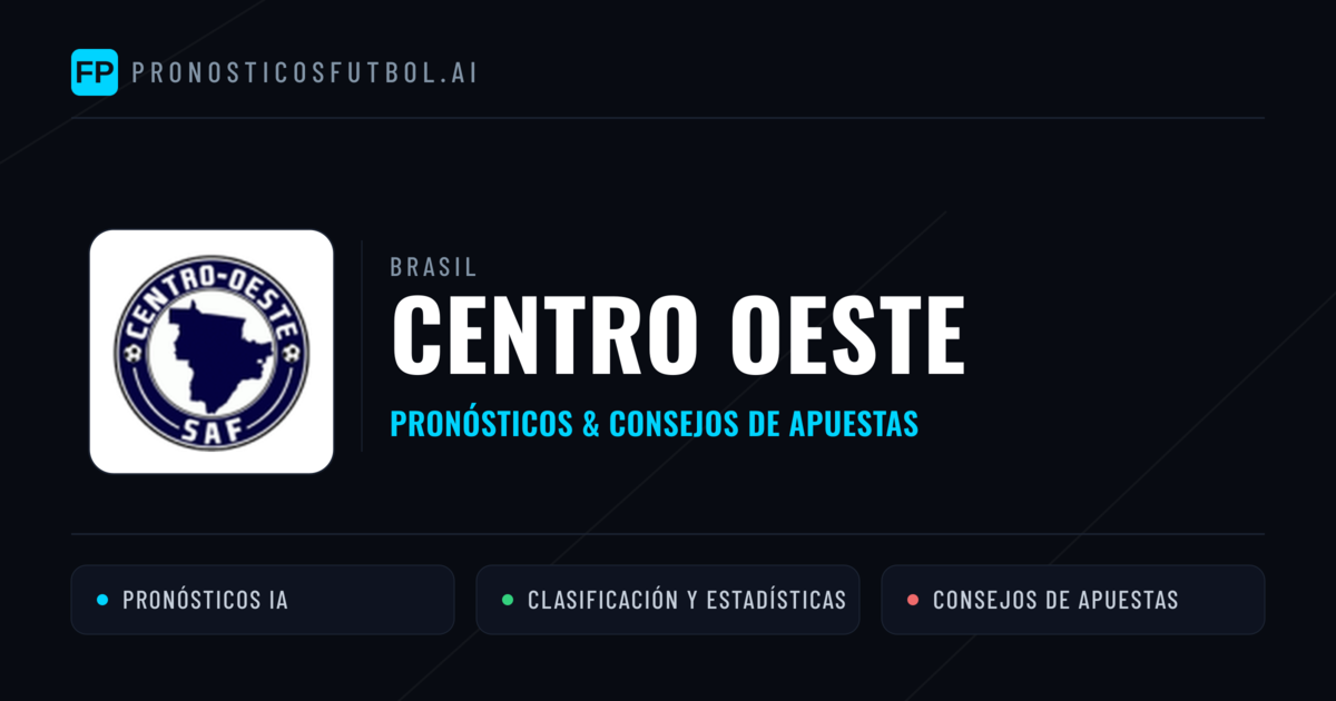 Centro Oeste Pronósticos y estadísticas