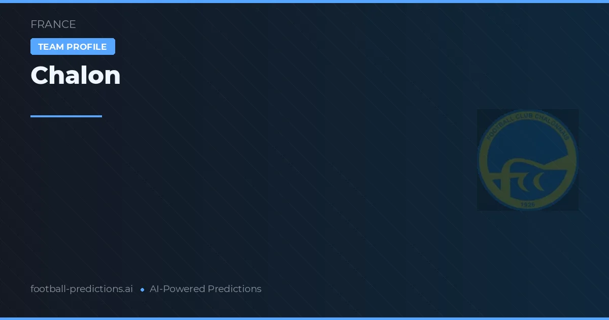 Chalon Pronósticos y estadísticas