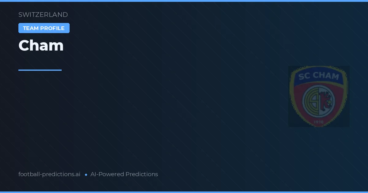 Cham Pronósticos y estadísticas