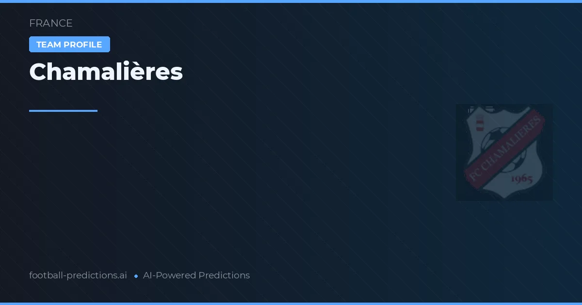 Chamalières Pronósticos y estadísticas