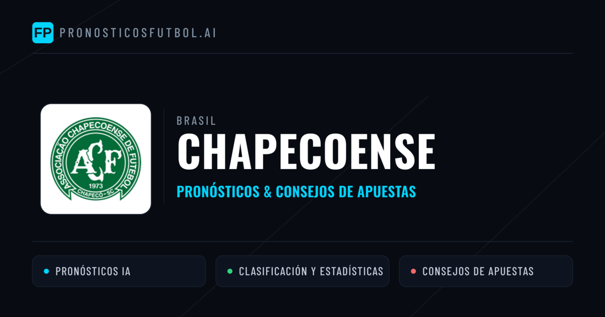 Chapecoense Pronósticos y estadísticas
