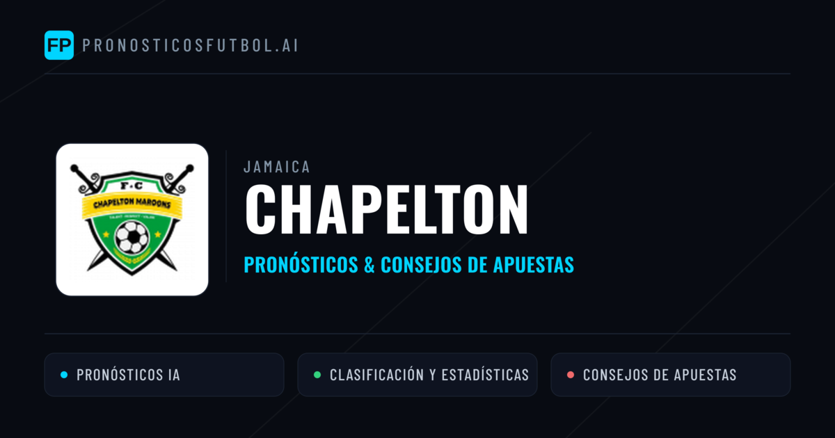 Chapelton Pronósticos y estadísticas
