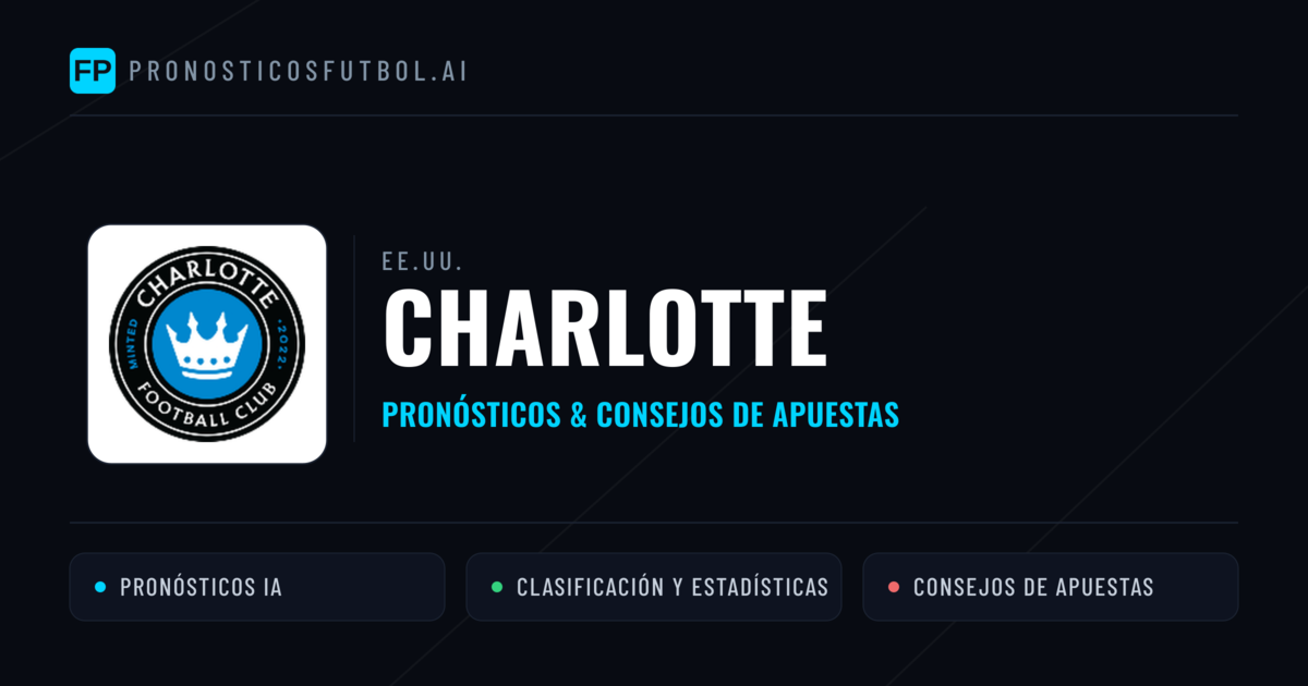 Charlotte Pronósticos y estadísticas