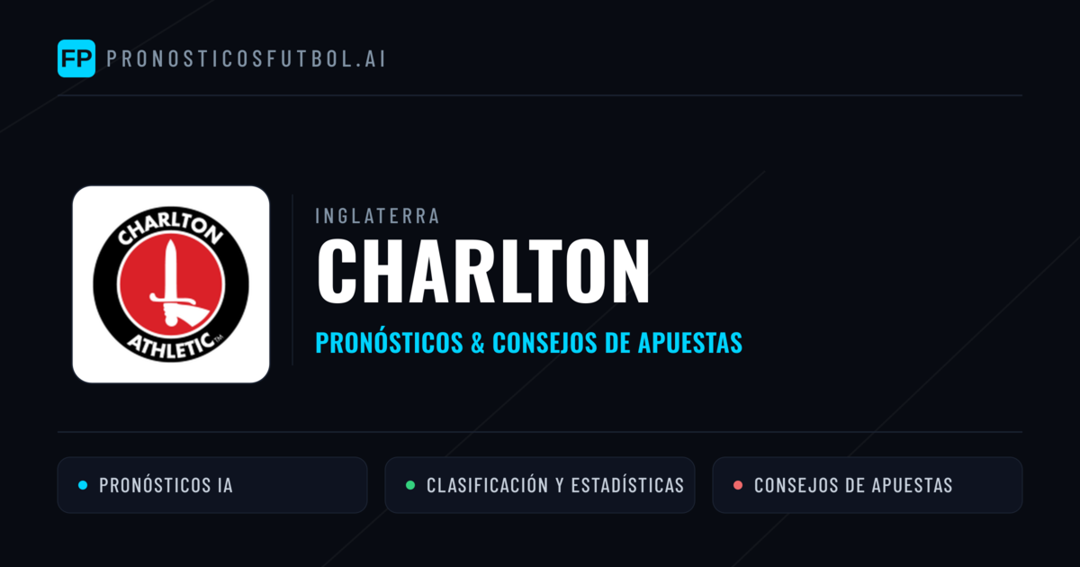 Charlton Pronósticos y estadísticas