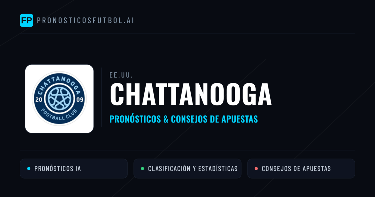 Chattanooga Pronósticos y estadísticas