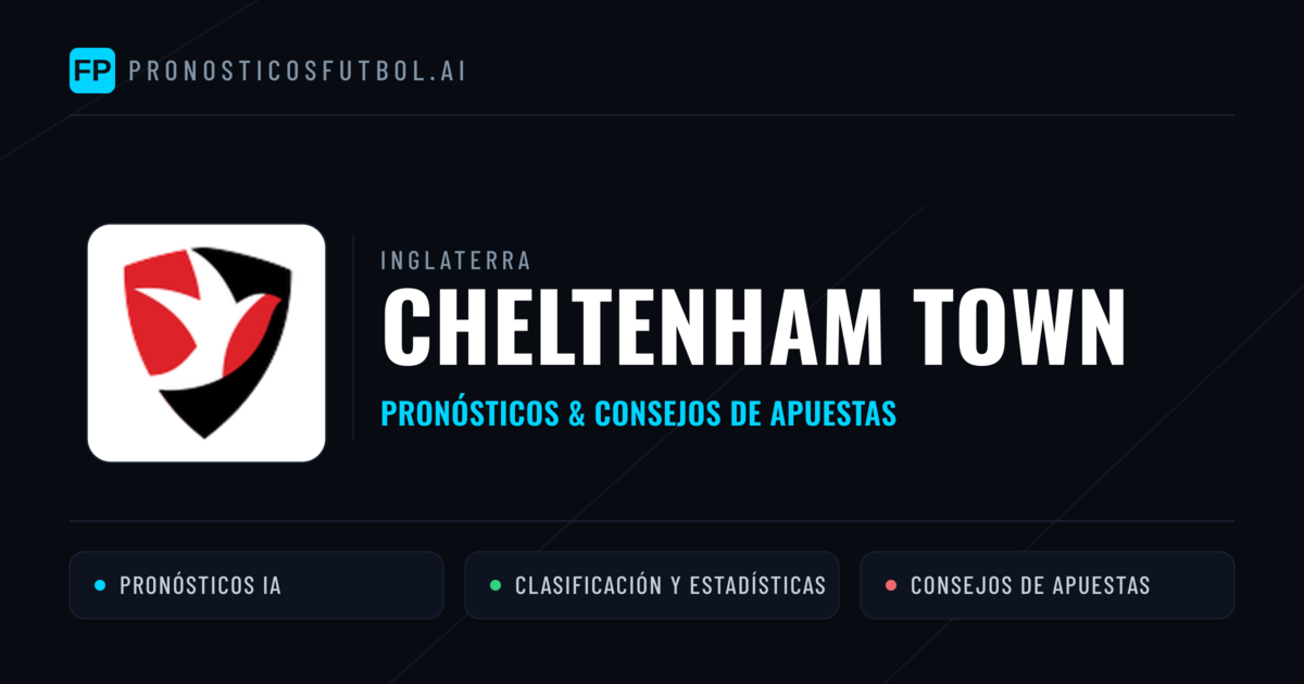 Cheltenham Town Pronósticos y estadísticas