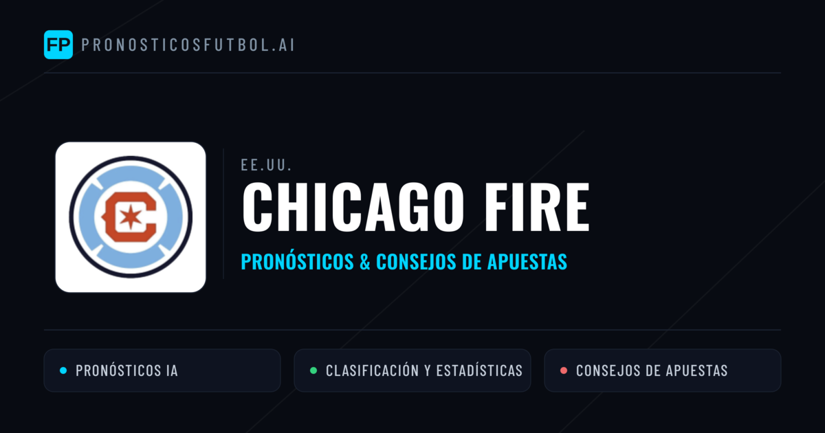 Chicago Fire Pronósticos y estadísticas