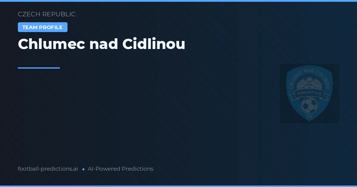 Chlumec nad Cidlinou Pronósticos y estadísticas
