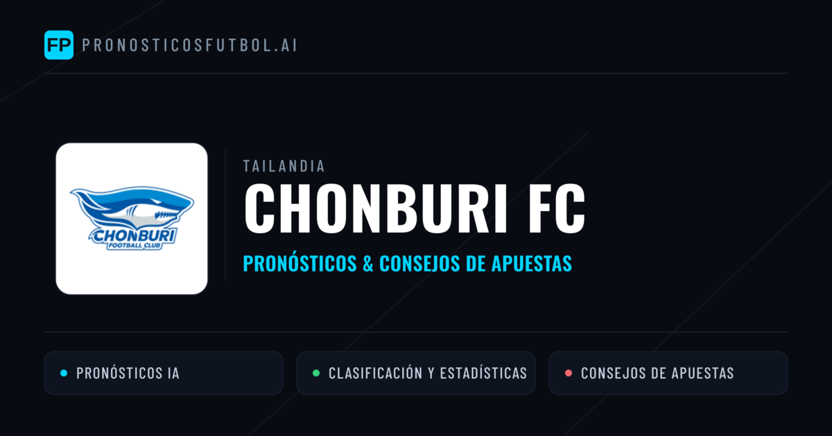 Chonburi FC Pronósticos y estadísticas