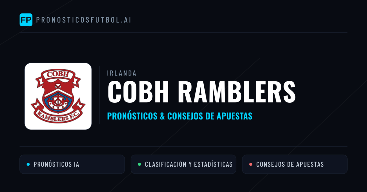 Cobh Ramblers Pronósticos y estadísticas