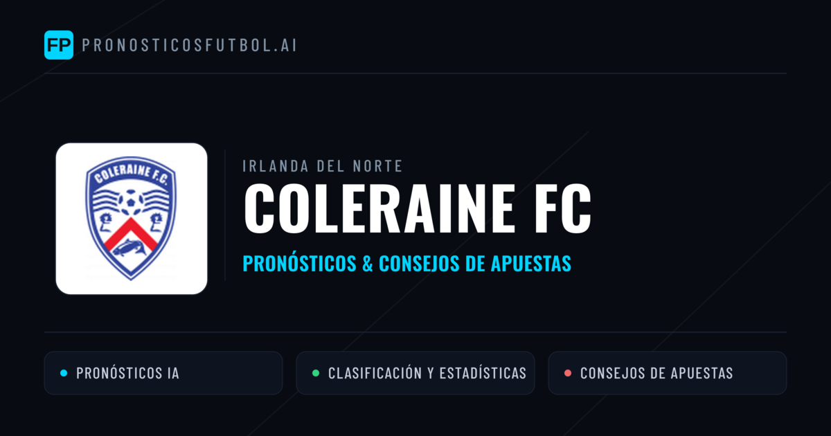 Coleraine FC Pronósticos y estadísticas