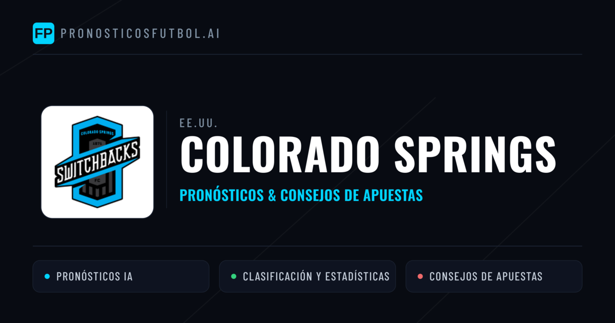 Colorado Springs Pronósticos y estadísticas