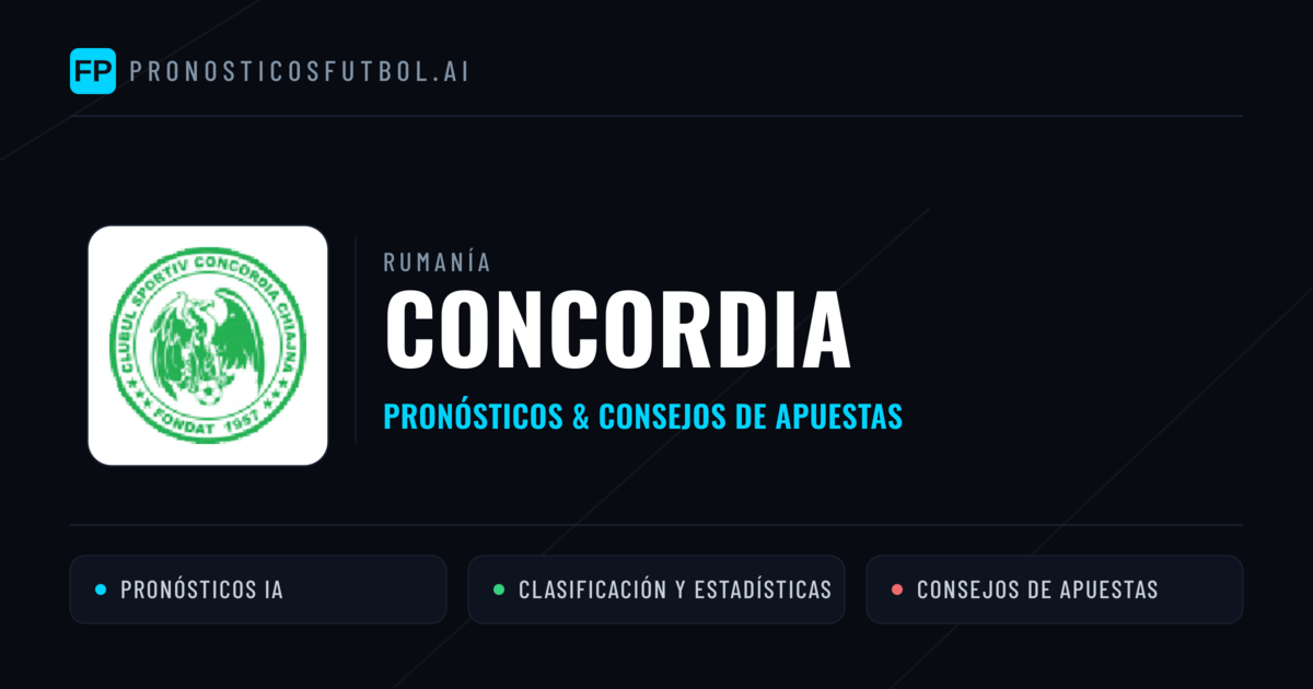 Concordia Pronósticos y estadísticas