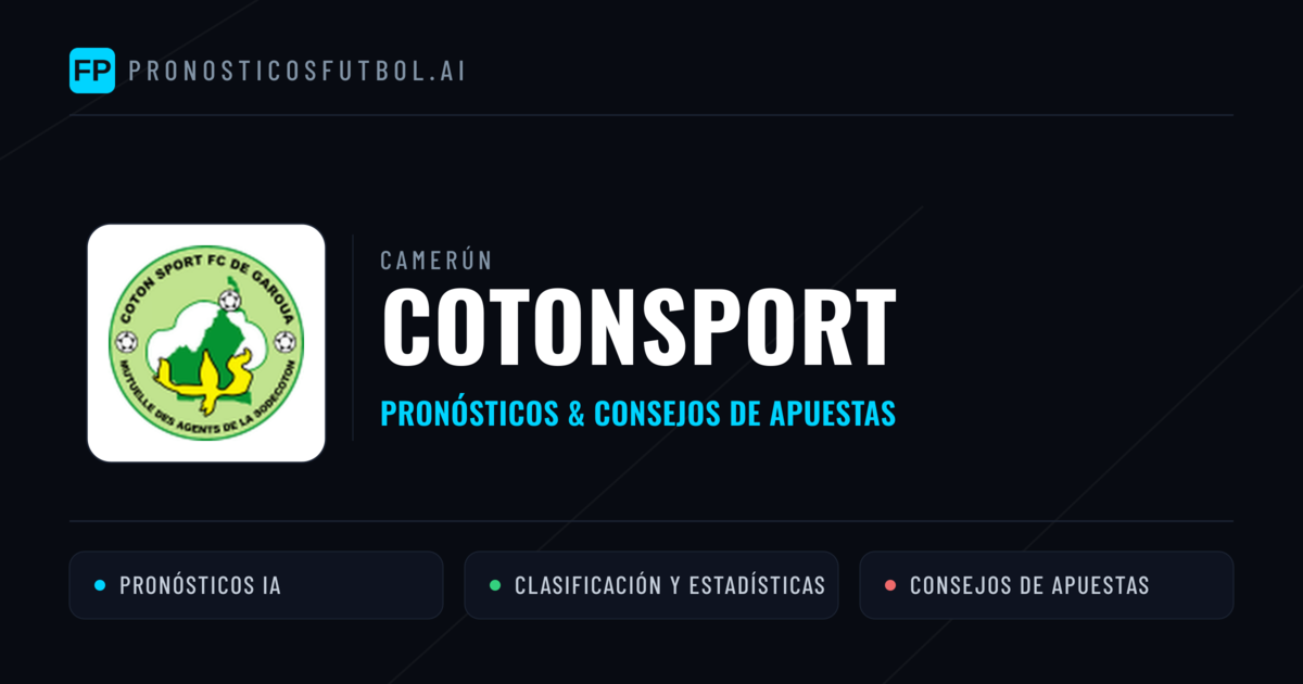 Cotonsport Pronósticos y estadísticas