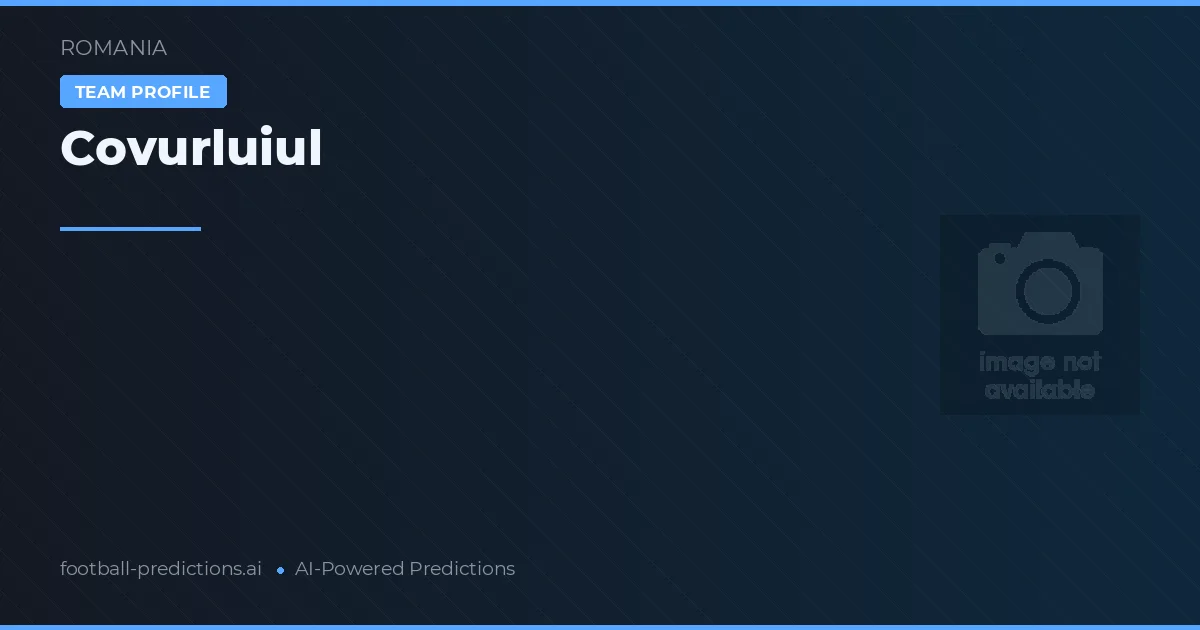 Covurluiul Pronósticos y estadísticas
