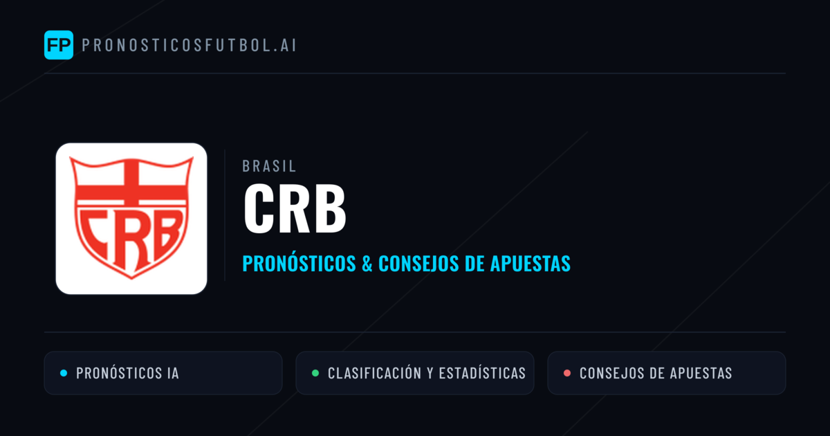 CRB Pronósticos y estadísticas