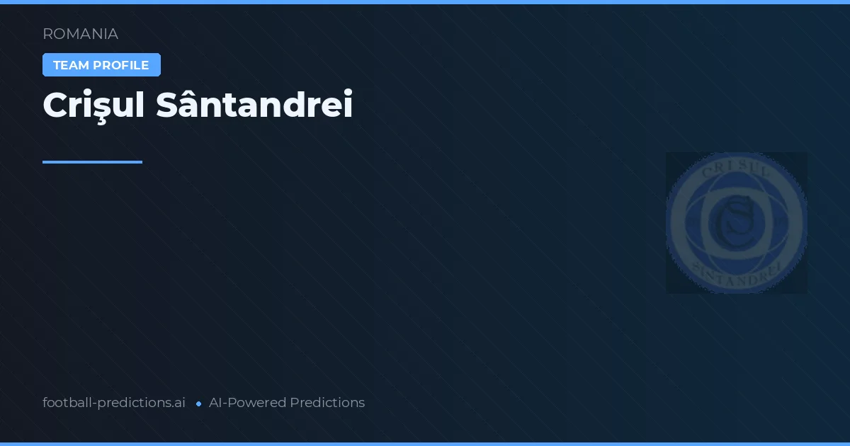 Crişul Sântandrei Pronósticos y estadísticas