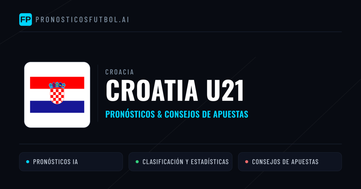 Croatia U21 Pronósticos y estadísticas