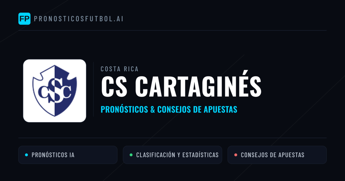 CS Cartaginés Pronósticos y estadísticas
