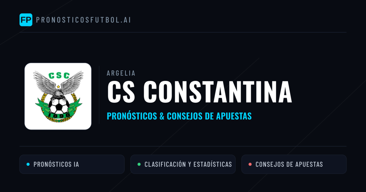 CS Constantina Pronósticos y estadísticas