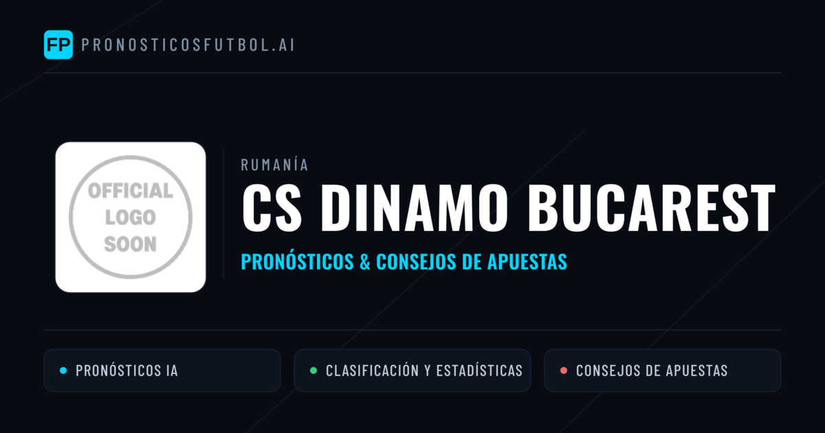 CS Dinamo Bucarest Pronósticos y estadísticas