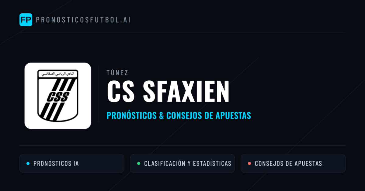 CS Sfaxien Pronósticos y estadísticas