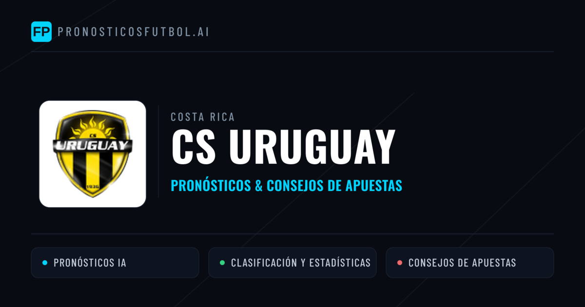 CS Uruguay Pronósticos y estadísticas