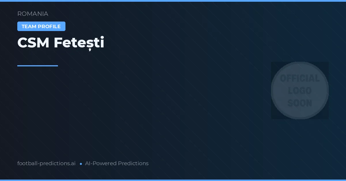 CSM Fetești Pronósticos y estadísticas