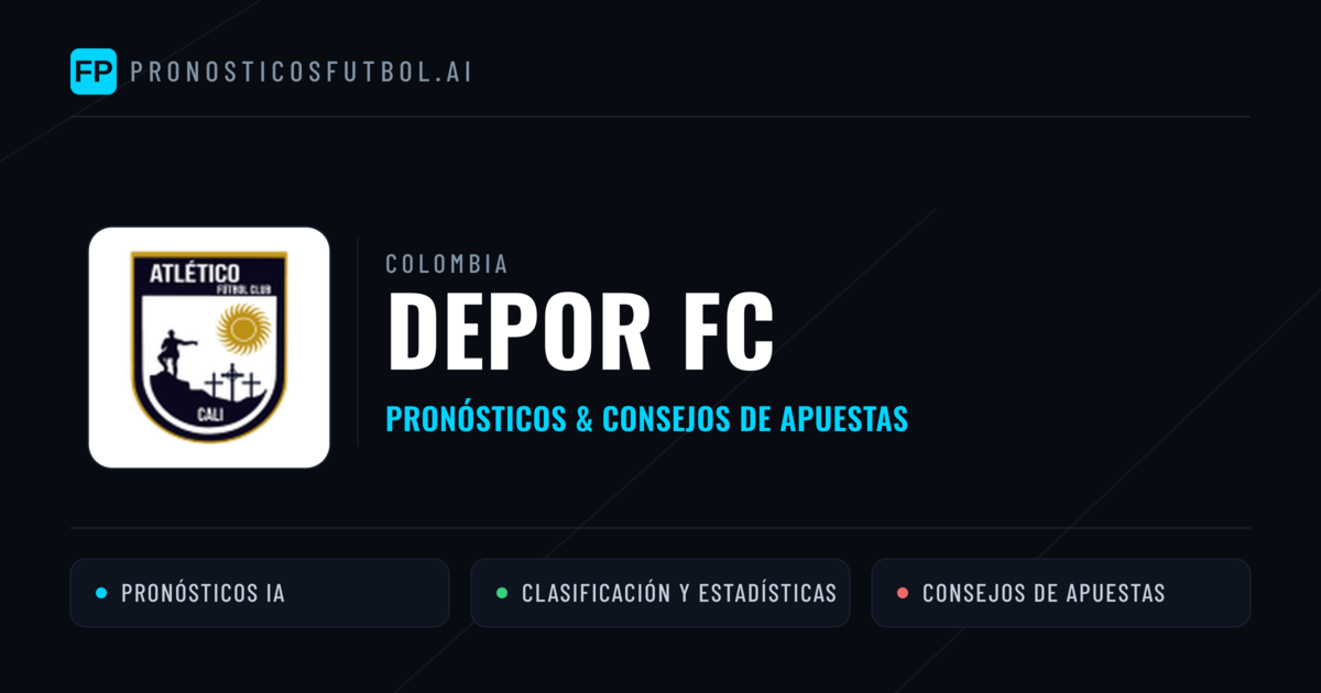 Depor FC Pronósticos y estadísticas