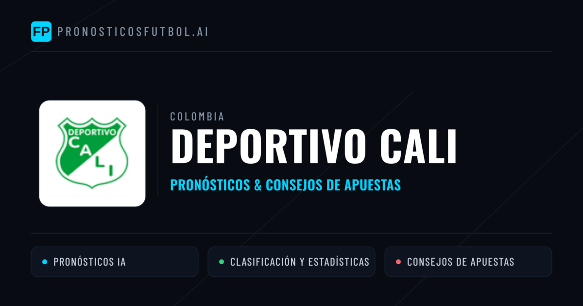 Deportivo Cali Pronósticos y estadísticas
