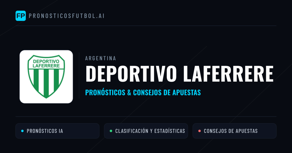 Deportivo Laferrere Pronósticos y estadísticas