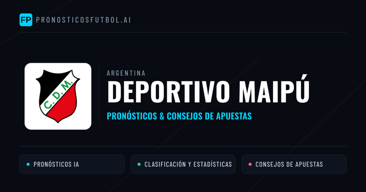 Deportivo Maipú Pronósticos y estadísticas