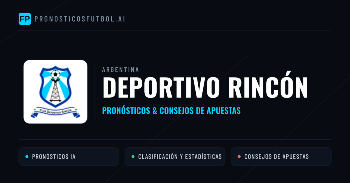 Deportivo Rincón Pronósticos y estadísticas