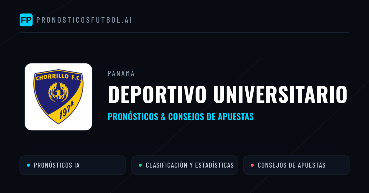 Deportivo Universitario Pronósticos y estadísticas