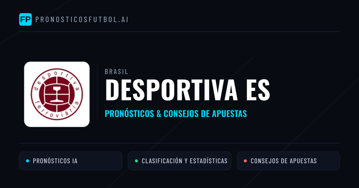 Desportiva ES Pronósticos y estadísticas