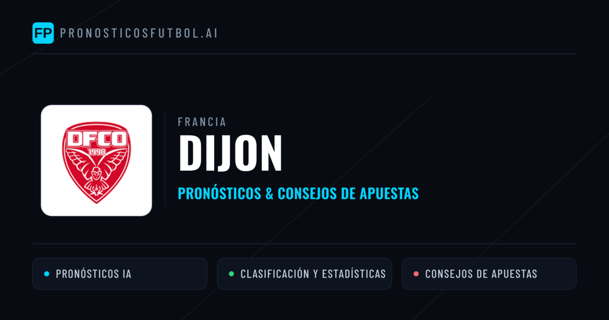 Dijon Pronósticos y estadísticas