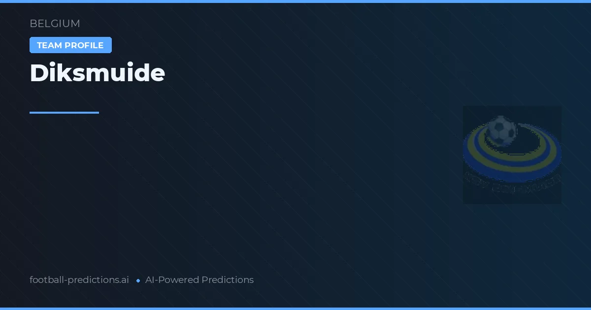 Diksmuide Pronósticos y estadísticas