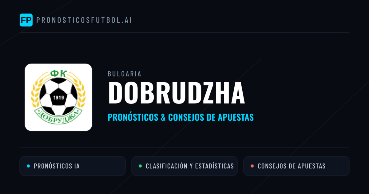 Dobrudzha Pronósticos y estadísticas