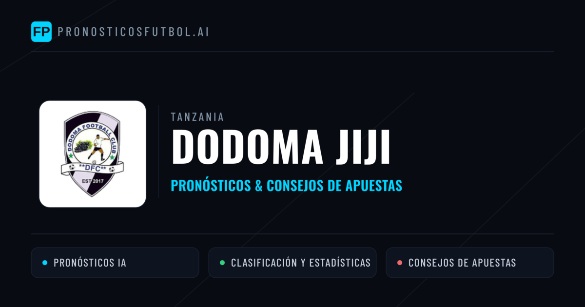 Dodoma Jiji Pronósticos y estadísticas