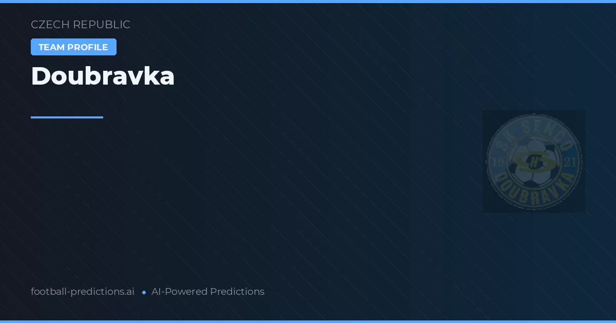 Doubravka Pronósticos y estadísticas