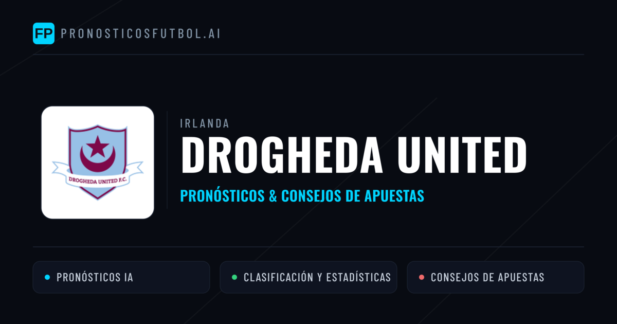 Drogheda United Pronósticos y estadísticas