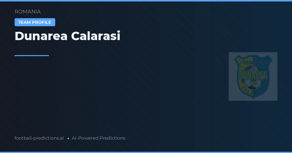 Dunărea Călărași Pronósticos y estadísticas