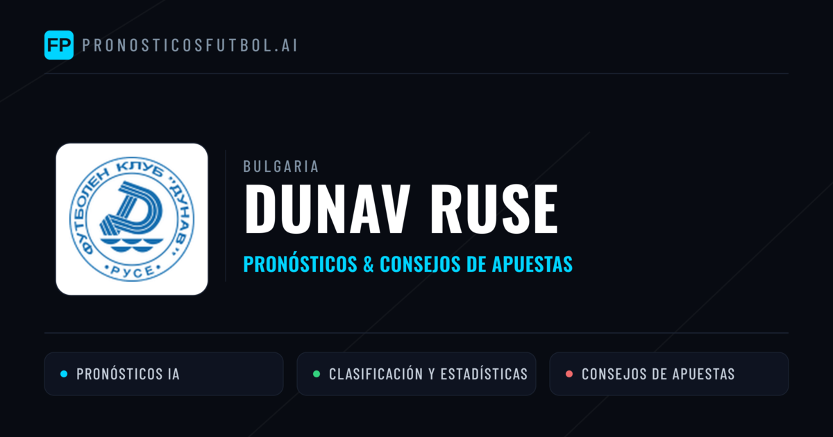 Dunav Ruse Pronósticos y estadísticas