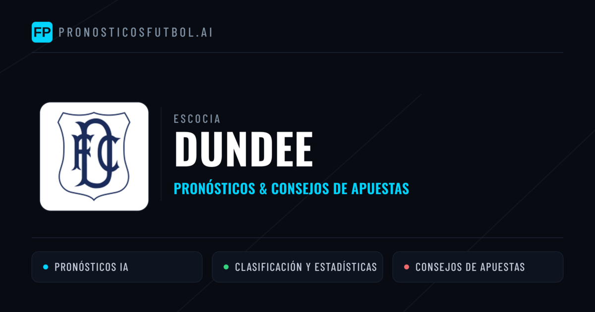 Dundee Pronósticos y estadísticas