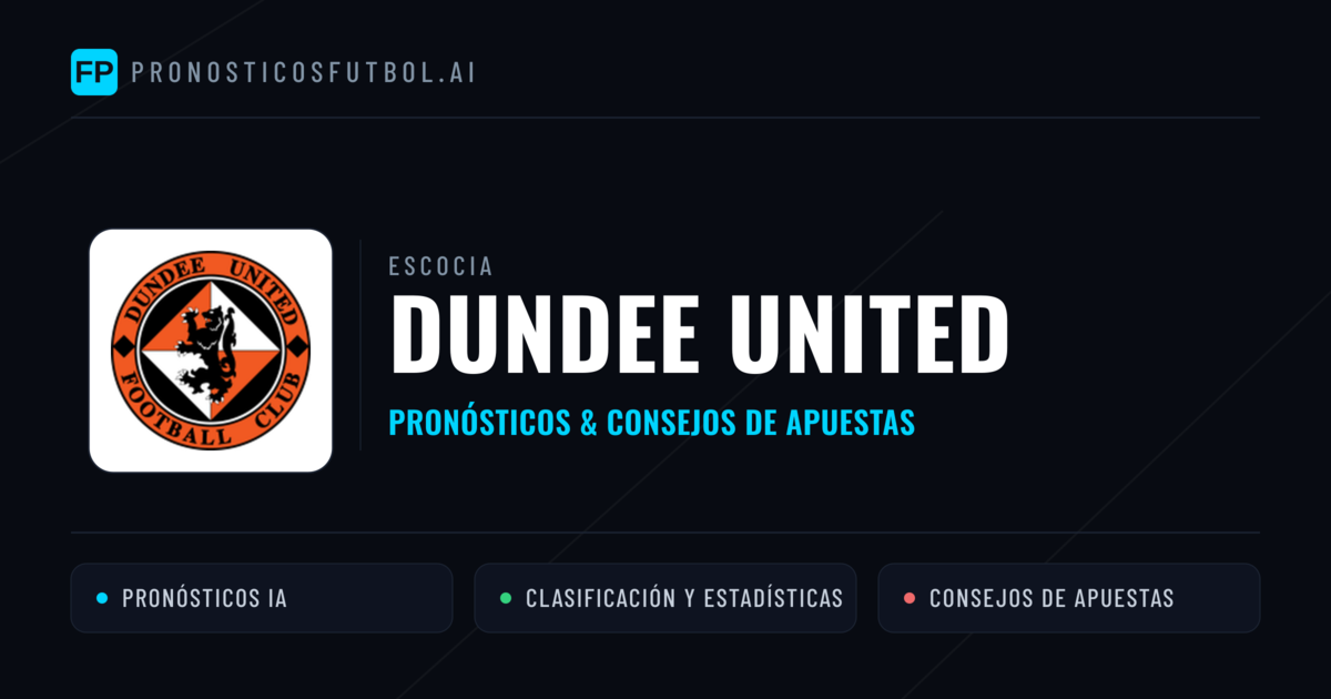 Dundee United Pronósticos y estadísticas