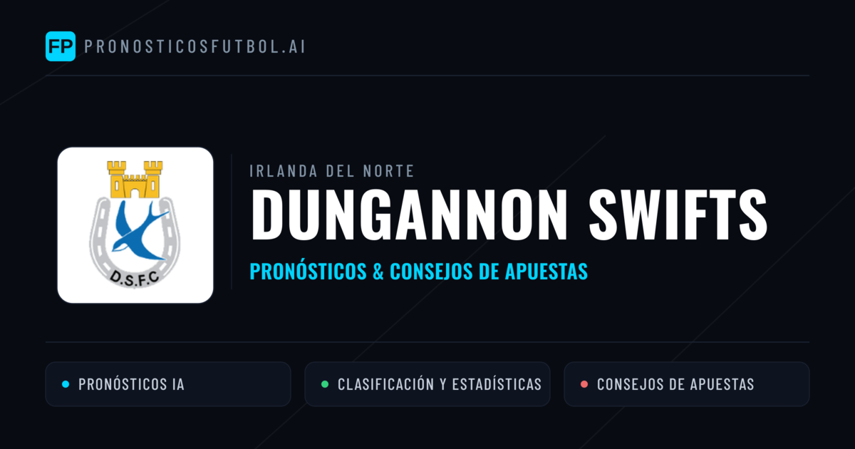 Dungannon Swifts Pronósticos y estadísticas