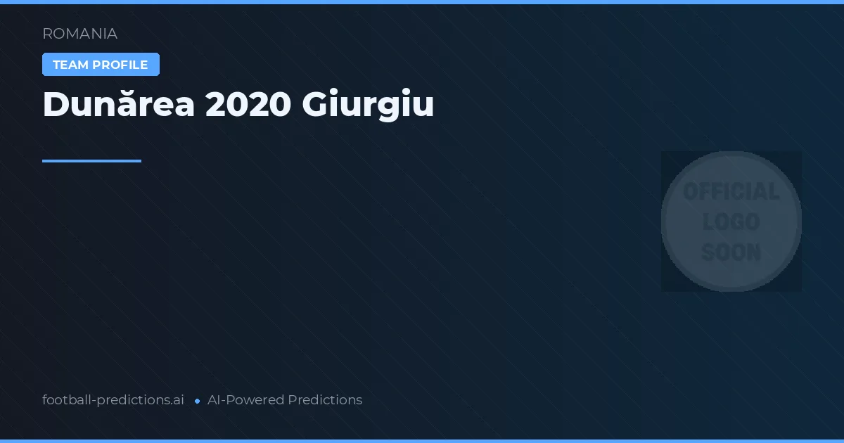 Dunărea 2020 Giurgiu Pronósticos y estadísticas