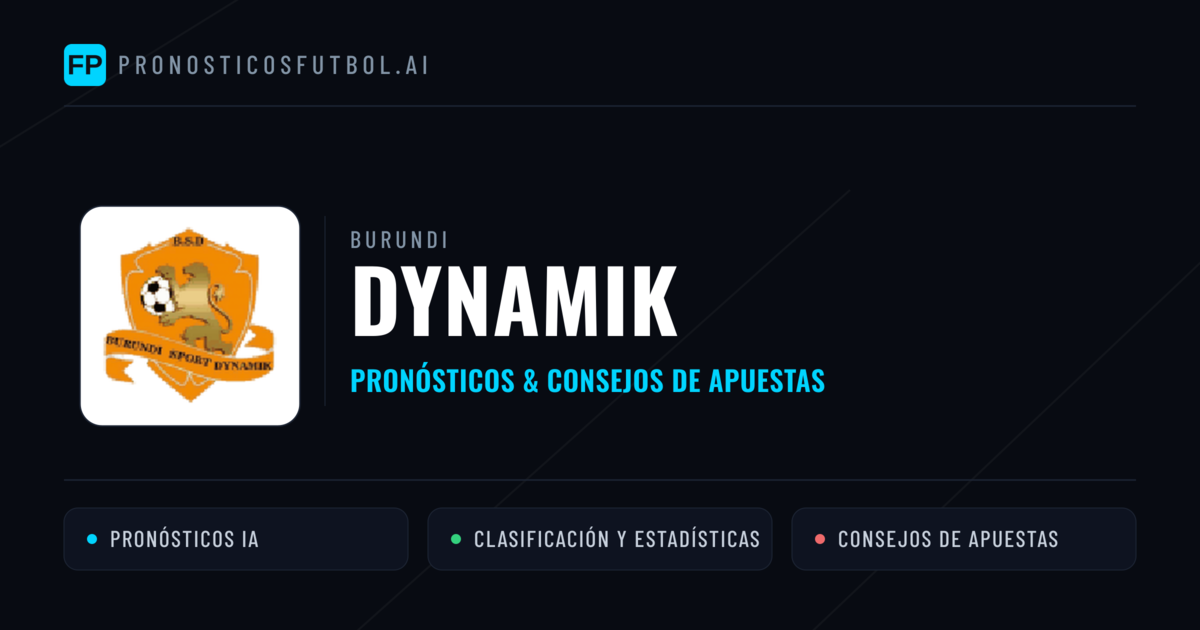 Dynamik Pronósticos y estadísticas