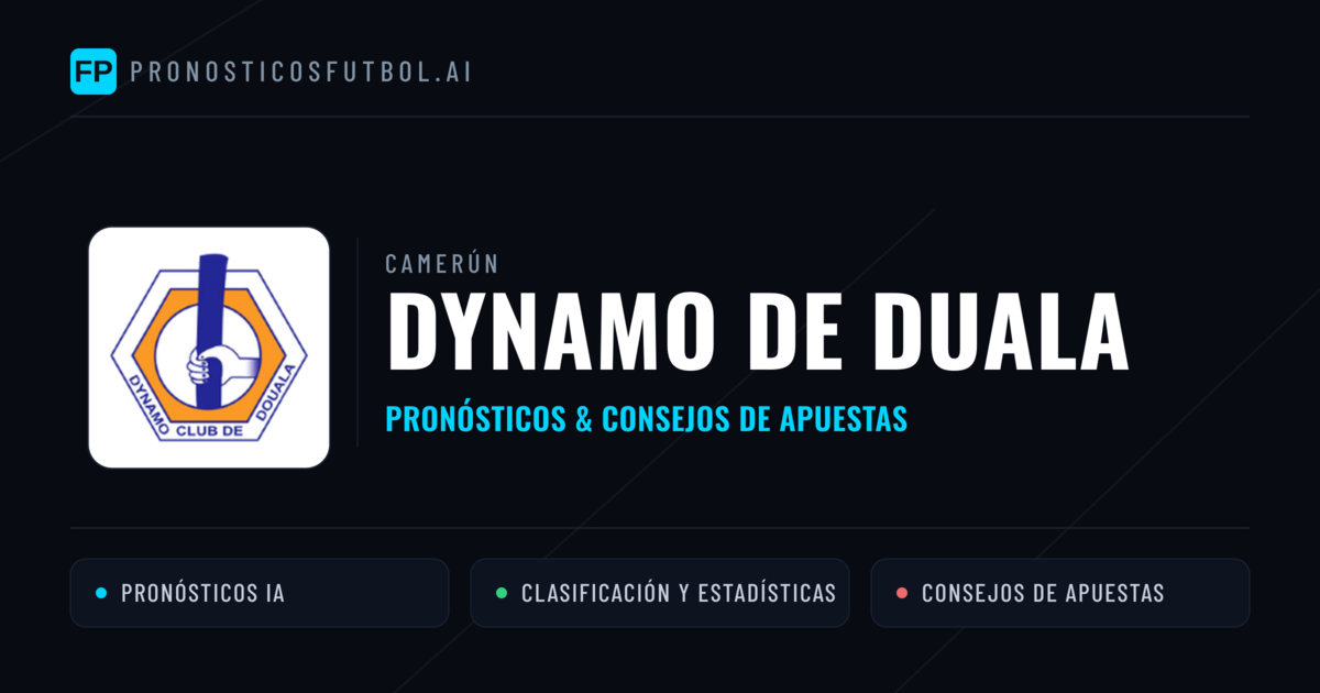 Dynamo de Duala Pronósticos y estadísticas
